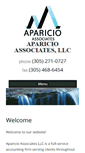 Mobile Screenshot of aparicio-associates.com